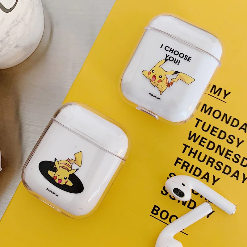 

Case for airpods Cute Earphone Case For AirPods Cover Cartoon Wireless airpods Accessories for Airpods Transparent Hard PC Case