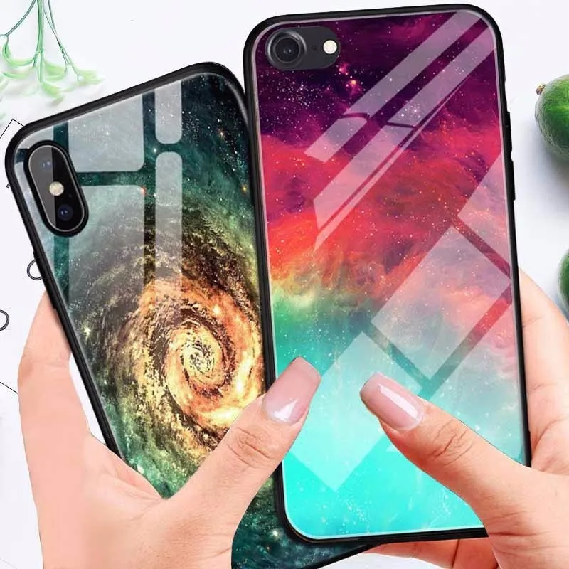 

Luxury Phone Cover For Iphone 7 Case Marble Space Star Shell For Iphone 7 Case Marble Glitter For Iphone 6 7 8 X Xr Xs Max Girls