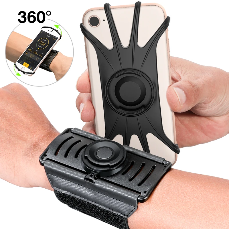 IKinHo انفصال 360 درجة للتدوير شارة رياضية/معصمه ل 4-6.5 بوصة ل iphone X XR 8 8 زائد 7 7 زائد