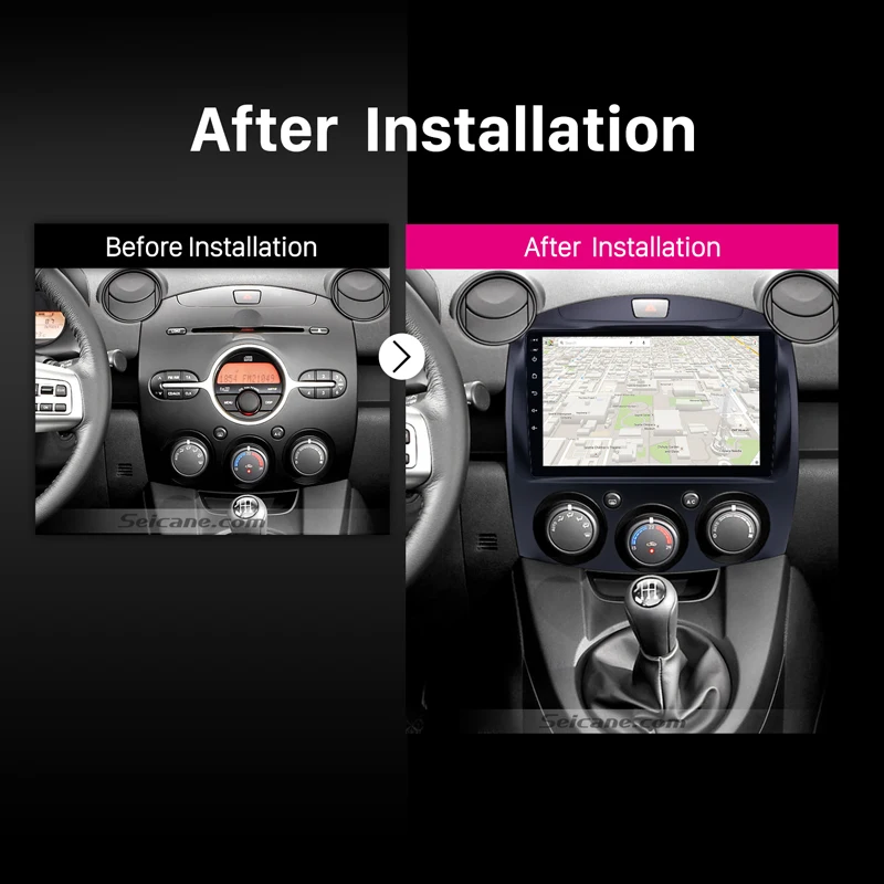 Discount Seicane Android 8.1 9" RDS IPS 8-Core Car Radio Stereo for 2007-2014 MAZDA 2/Jinxiang/DE/Third generation GPS Navi Unit Player 5