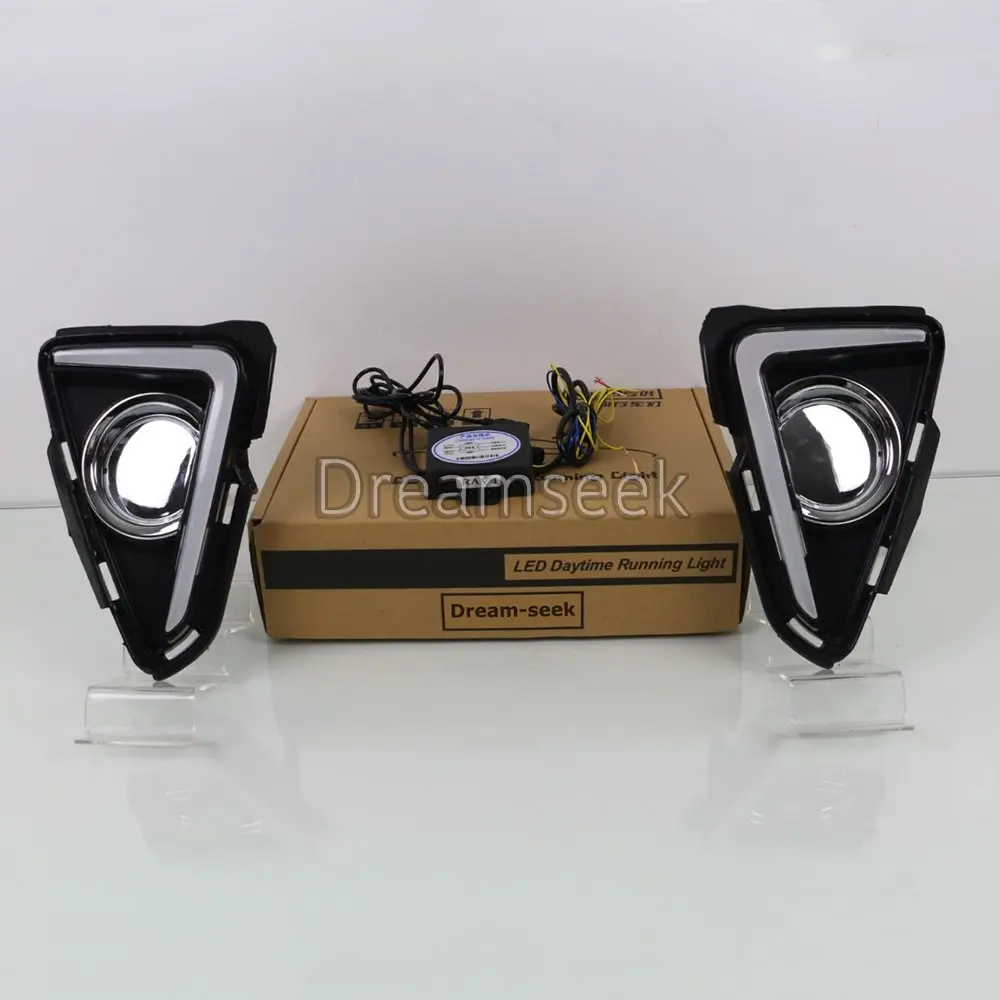 DRL для Toyota RAV4 2016 2017 2018 новый светодиодный светильник дневного света автомобиля