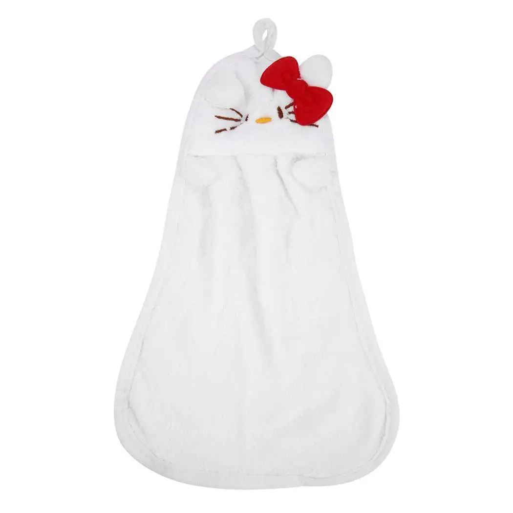 Water Absorbing Kitchen Cute Cartoon Towel Soft Towel Indoor Bathroom Hand Hanging