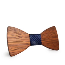 12*5.8cm2019 бренд тренд Простой моды темперамент деревянный геометрический галстук-бабочка высокого качества галстук-бабочка ручной работы из дерева