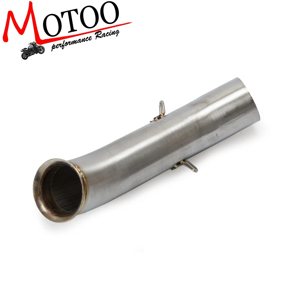 

Motorcycle Exhaust Middle Pipe Slip On Link Pipe For KTM DUKE 390 250 125 DUKE390 RC390 2017 2018 Slip-On without Exhaust