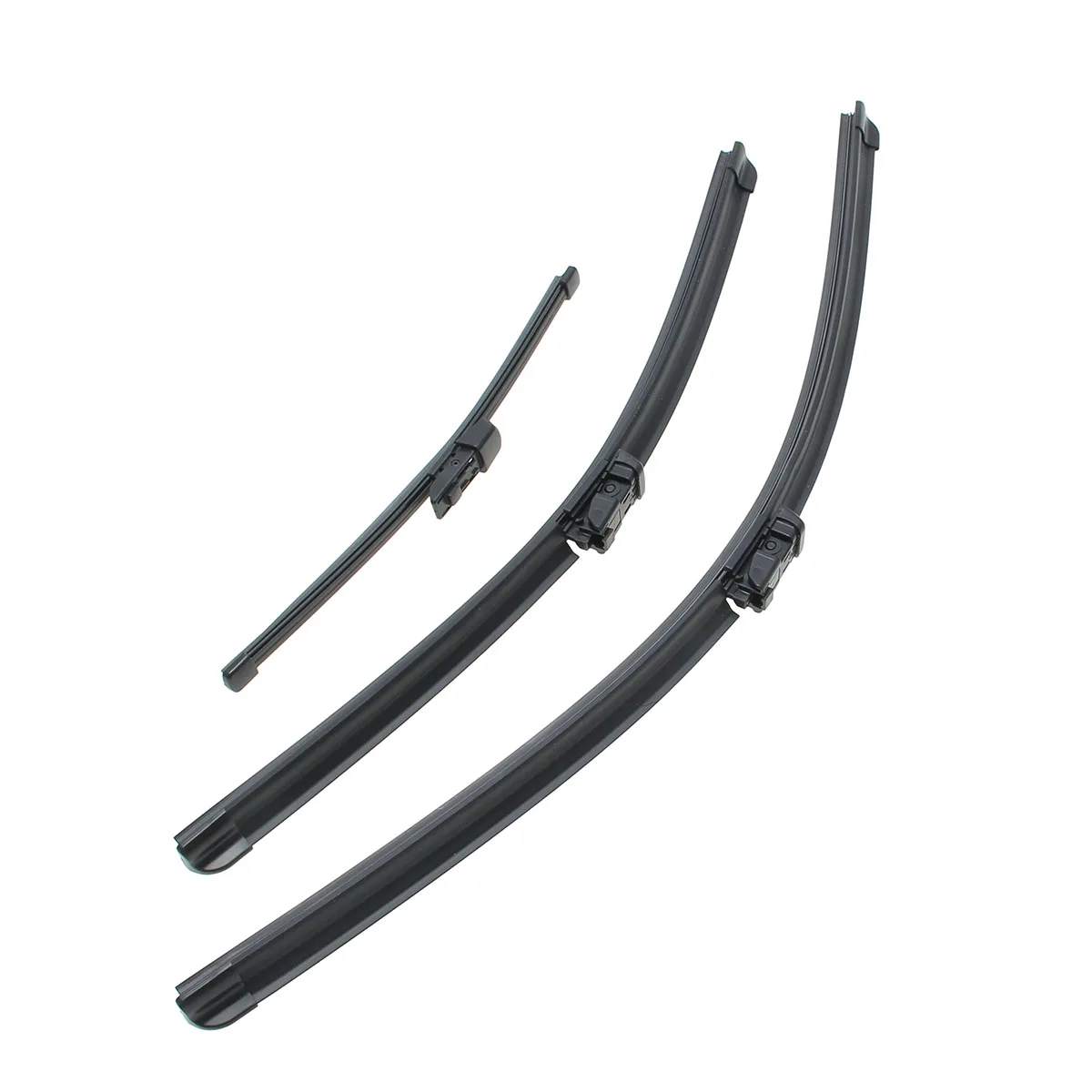 3Pcs/Set Black Front Rear Car Windscreen Wiper Blade For VW Golf Mk6