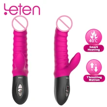 Leten Multi speeds Strong Thrusting Dildo Vibrator Sex Toys For Woman Masturbator Vagina Clit Anal G