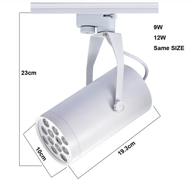 Conduziu a Iluminação da Trilha para Loja de Roupas Pces Faixa Luz Spotlight Suspender Montado ou Teto Jóia Showroom 20 Dhl 12w Led 29 iluminação da trilha para loja de roupas jóia showroom