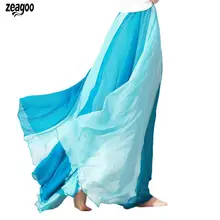 Женская Повседневная Лоскутная эластичная юбка длиной до лодыжки