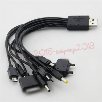 

Universal 10 in 1 Usb Charging Cable Wire for mobile phones multi charger line charger cord for samsung htc android phone