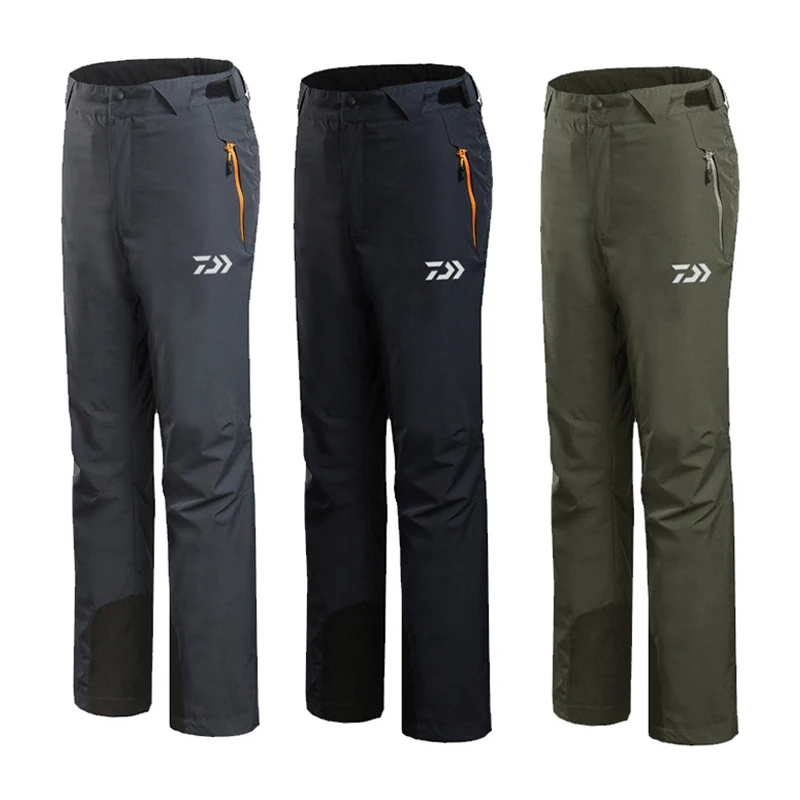 

1PC 3 Colors Warm Outdoor Pants for Fishing Winter Waterproof Detachable Liner Fishing Camping Pants for Men Accessories