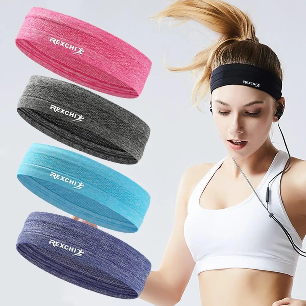

REXCHI Sweat Absorbent Breathable Fitness Cycling Yoga Sweatband Hair Bands
