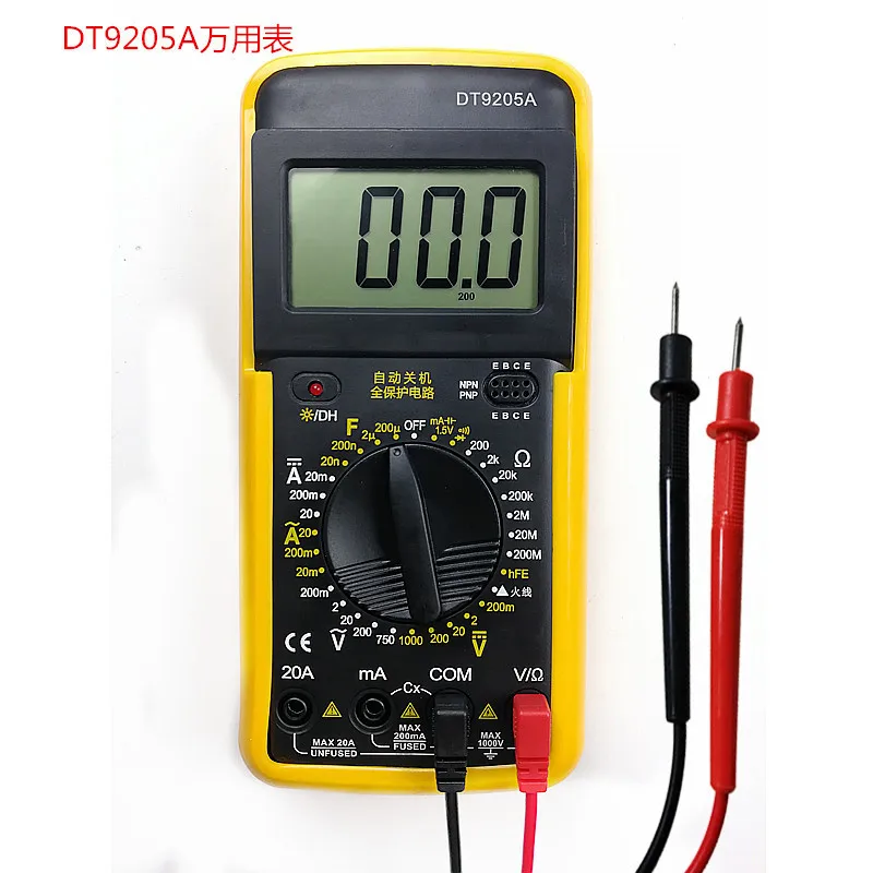 Multimeter Tester digital Multimetro Probes Voltme...