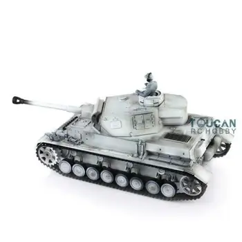 

Henglong 1/16 Snow 6.0 Infrared Combat Customized Panzer IV F2 RTR RC Tank 3859 Metal Wheels TH12595