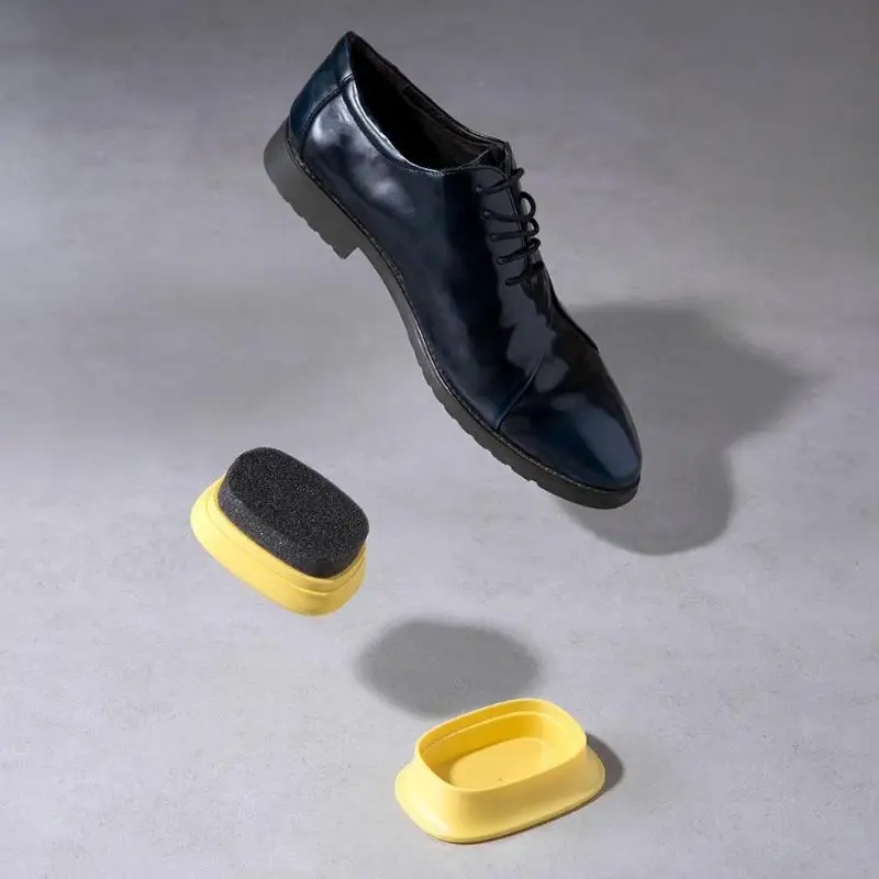 

Self Adhesive Shoe Shine Polish Buffing Brush Sneakers Shoes Brush Cleaning Polish Cleanser Tool