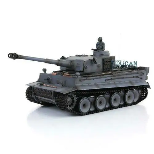 2 4G Henglong 1/16 серый TK 6 0 S поколение инфракрасный боевой Тигр I RTR RC Танк 3818 отдача
