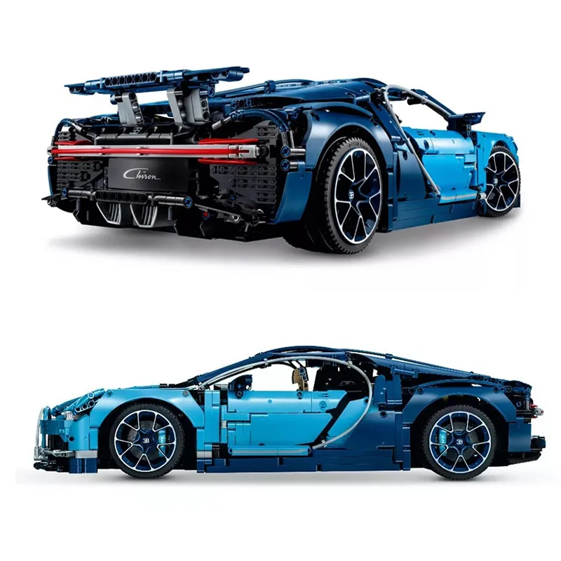 Legoings Technic Bugattied Супер гоночный автомобиль чугун Playmobil строительные блоки