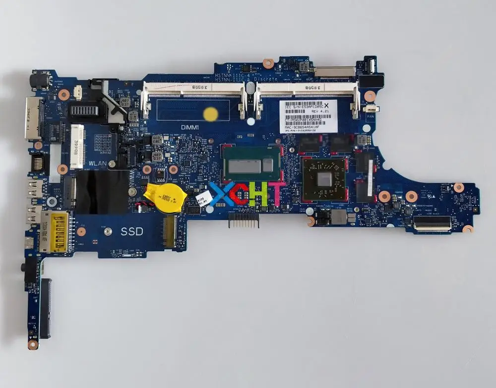 

for HP EliteBook 840 850 G1 730805-001 730805-501 730805-601 i3-4010U CPU 216-0842121 GPU 6050A2559101-MB-A02 Motherboard Tested