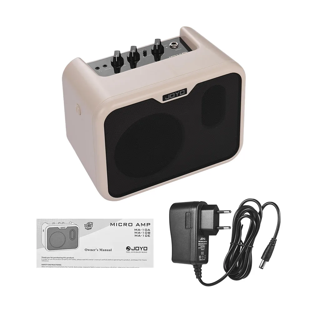 

JOYO MA-10B Mini Electric Bass Amplifier Portable Bass Amp Speaker 10Watt Amp Normal/Drive Dual Channels with Power Adapter