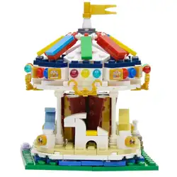 343 pcs DIY собрать игрушки Merry-Go-Round строительные блоки кирпичи дети смешные Ранние развивающие игрушки