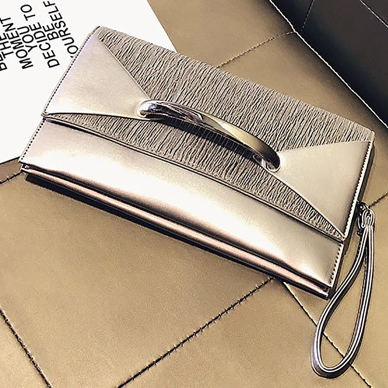  ABDB-Envelope Clutch Bag Women Leather Birthday Party Evening Clutch Bags For Women Ladies Shoulder - 32965015226