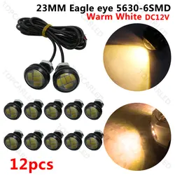 10 мм шт. 23 светодио дный Eagle Eye LED DIY 5630 SMD 6 светодио дный LED 9 Вт дневные ходовые огни для автомобиля авто противотуманная фара Вождение