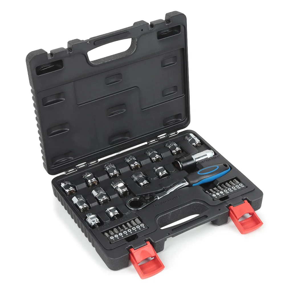 

32-In-1 Sleeve Ratchet Wrench Set Auto Repair Tools Kit