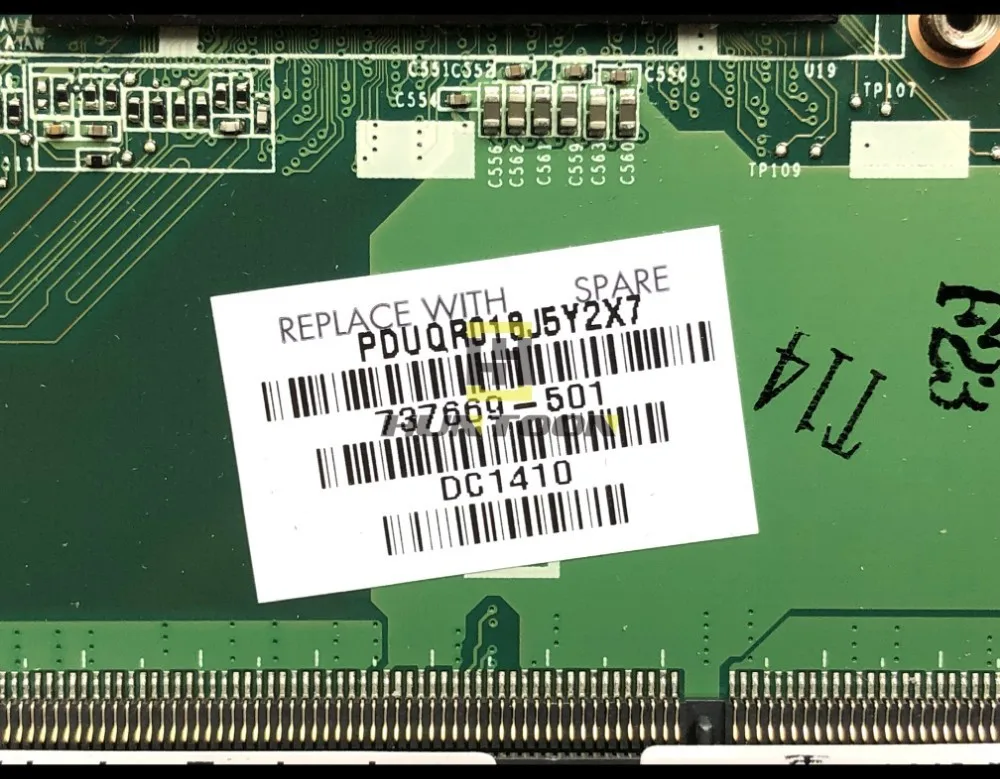 Материнская плата для ноутбука HP Pavilion 15 N 737669 501 DA0U83MB6E0 SR170 DDR3L 100% высокое качество