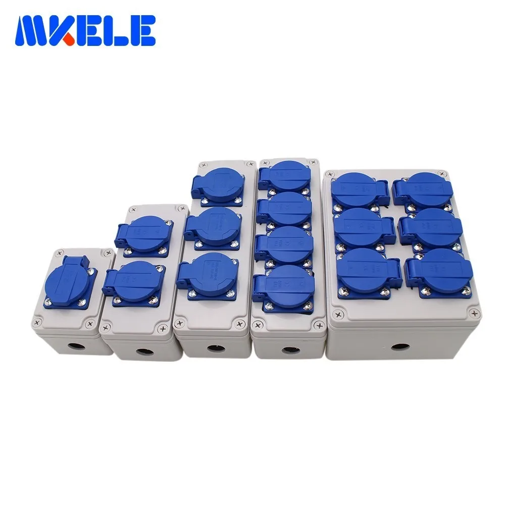 Plastic Waterproof Socket Box Household Socket Junction Box Outdoor