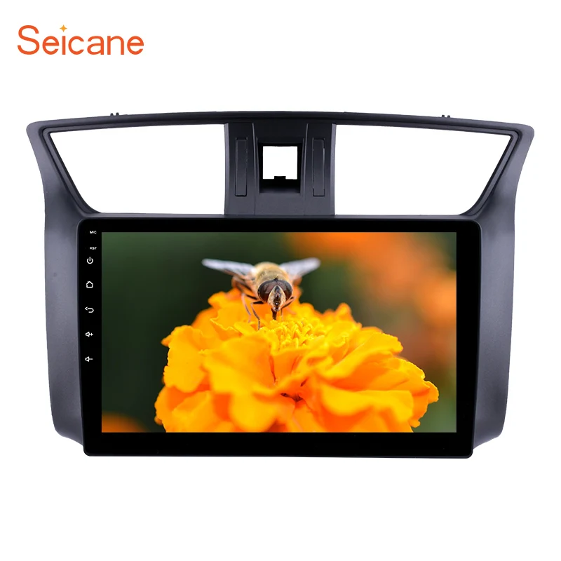Автомобильный мультимедийный плеер Seicane 10 1 дюйма Android 0 для Nissan Sylphy 2012-2013 2din