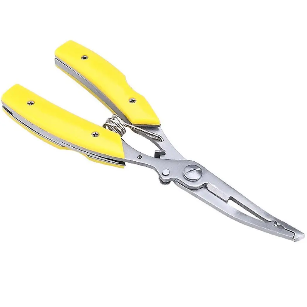 

Portable Metal Fishing Plier Fishing Accessories Nylon Bag braid, mono filament, etc. Yellow, Blue