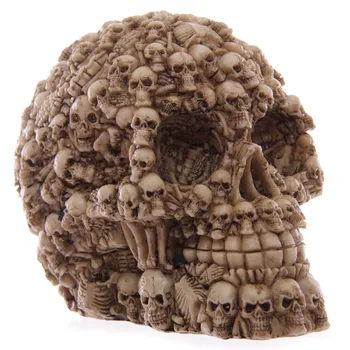 

1Piece Medical Demon Ghost Evil Multiple Samhain Homosapiens Skull Statue Figurine Human Shaped Skeleton Head