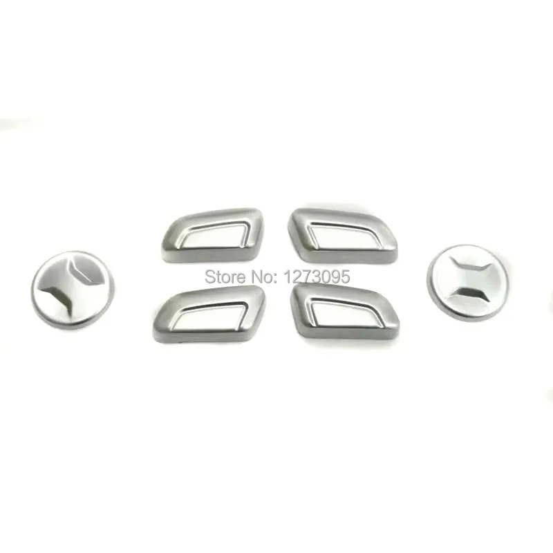 

For Volkswagen Tayron 2018 ABS Driver Seat Adjustment Switch Button Knob Cover Cap Trim Interior Sticker Car Styling Accessories