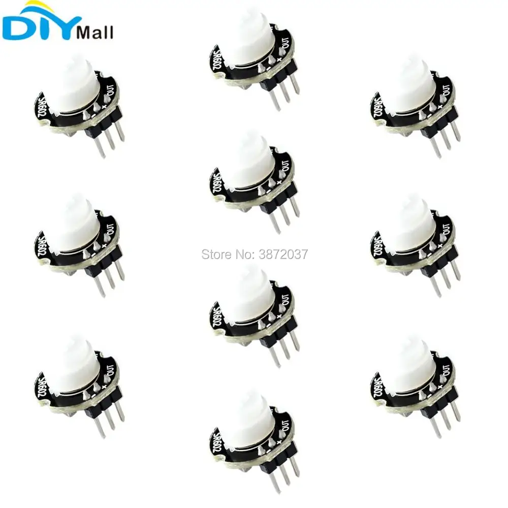 

10pcs/lot MH-SR602 Mini Infrared PIR Motion Sensor Pyroelectric Detect Module