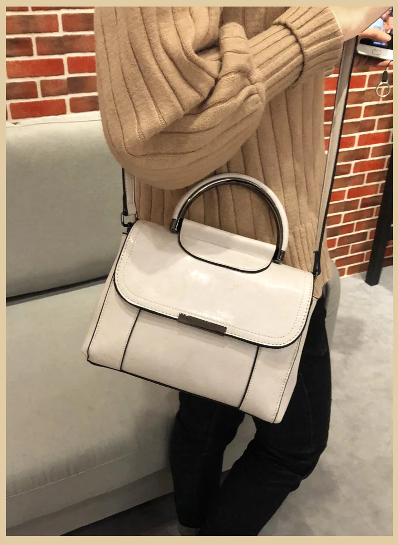 LKX 2018 جلد طبيعي المرأة حقيبة يد Crossbody الإناث أعلى-حقائب بيد للسيدات Bolsas مصمم موهير حقائب عالية الجودة