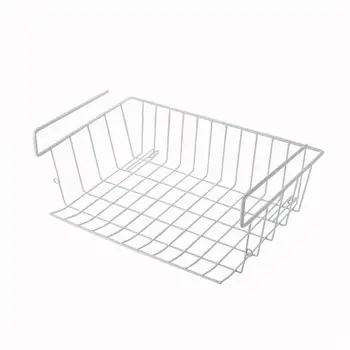 

Iron Table Hanging Basket Refrigerator Kitchen Bowl Tray Cup Dish Condiment Bottles Clothes Basket Book Magazine Storage Shelf