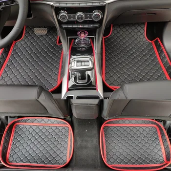 

Custom fit car floor mats for Ford Edge Escape Fusion Mondeo Ecosport Explorer Focus Fiesta car styling carpet liner