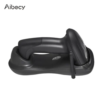 

Aibecy 433M Wireless Barcode Scanner Handheld 1D Bar Code CCD Scanner Reader Max 500m/ 1795ft Long Transmission