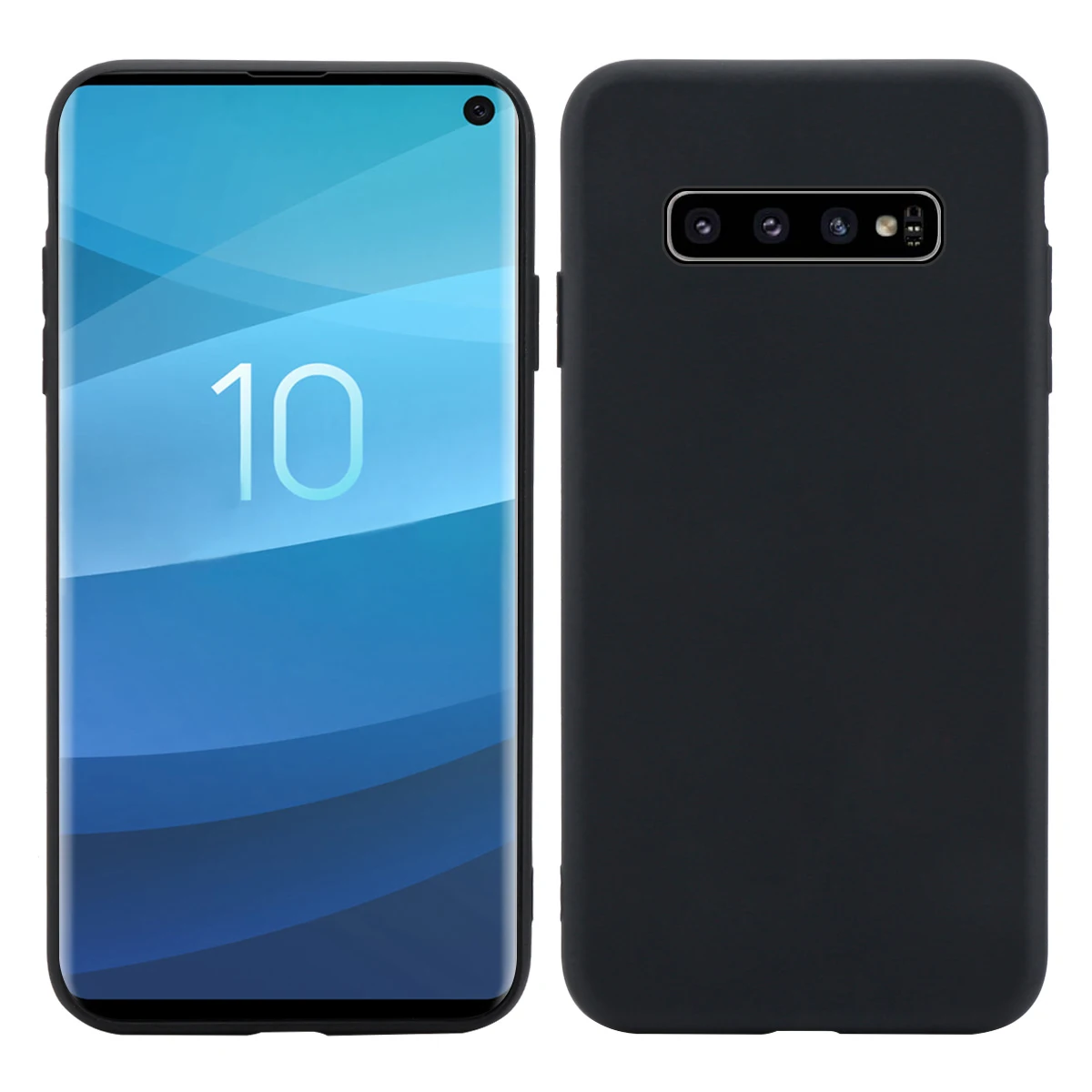 Чехол для Samsung Galaxy S10 Plus S10E мягкий силиконовый тонкий матовый чехол-накладка