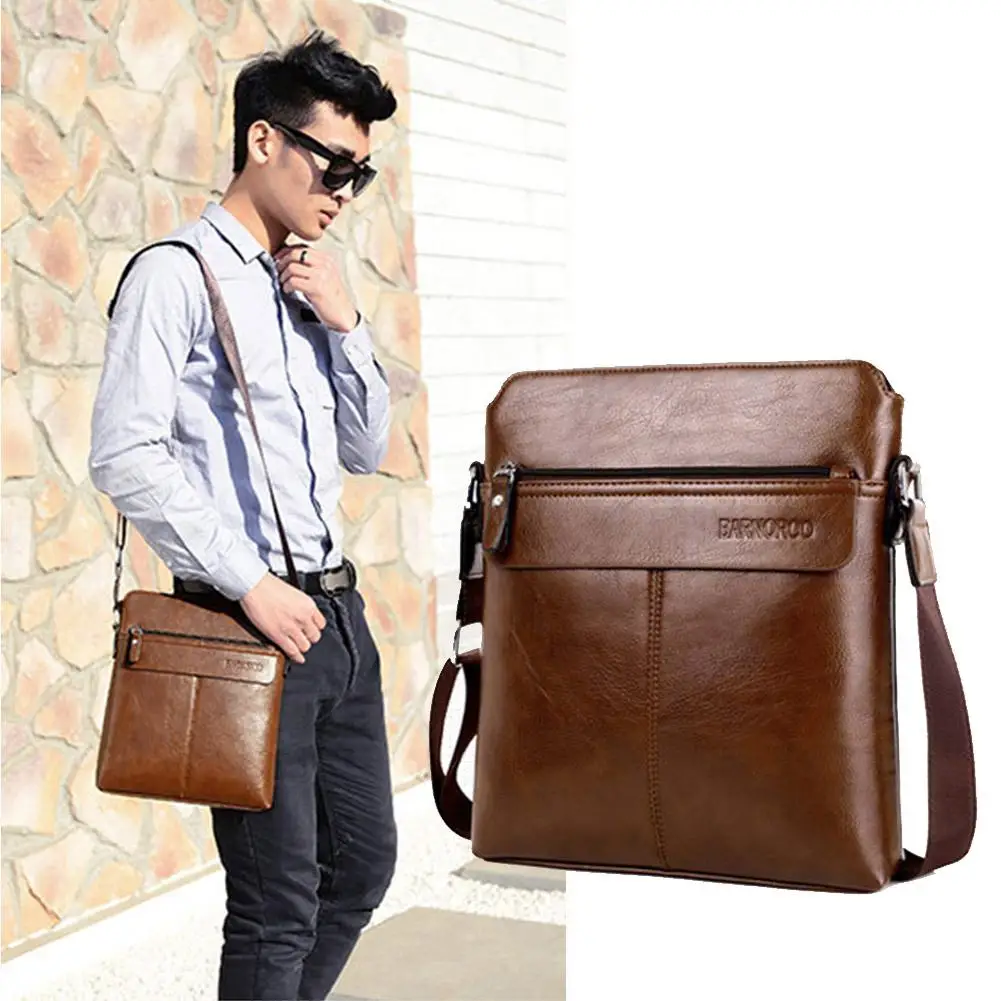 

Men Fashion Shoulder Bag Leather Men Bag Casual Business Leather Mens Messenger Bag Vintage Men's Crossbody Bag bolsas male zk30