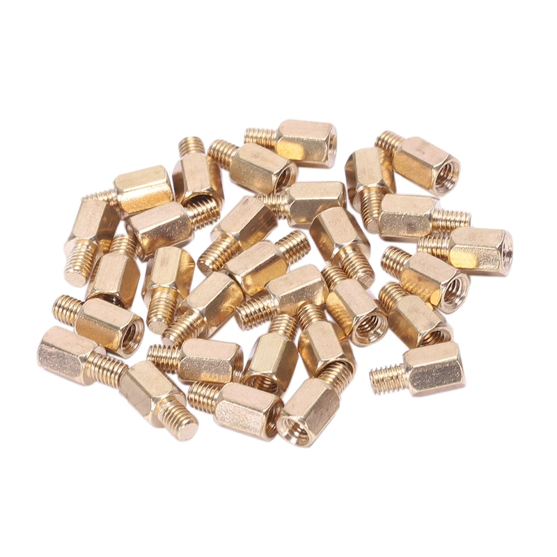 

30 pcs PC Case PCB Motherboard Bolt Spacer Spacer M3 6 + 4mm