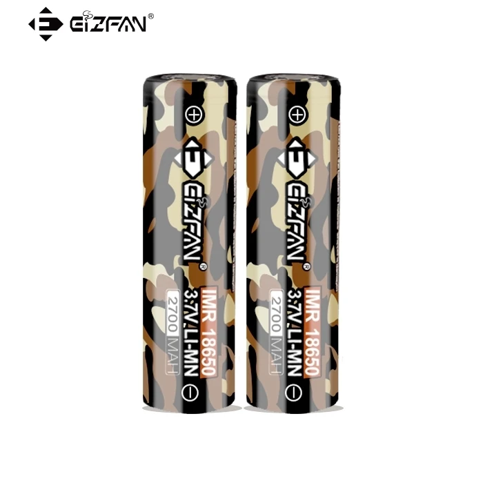 2 шт. EFAN EIZFAN IMR 18650 IMR18650 2700 мАч 31A разрядка Макс 50A аккумуляторная батарея с C2 usb led