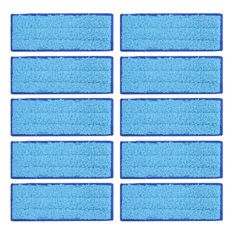 

10Pcs Microfiber Wet Cloth Mopping Pads Washable Reusable Replacement For irobot Braava Jet 240/241 Cleaner Robot