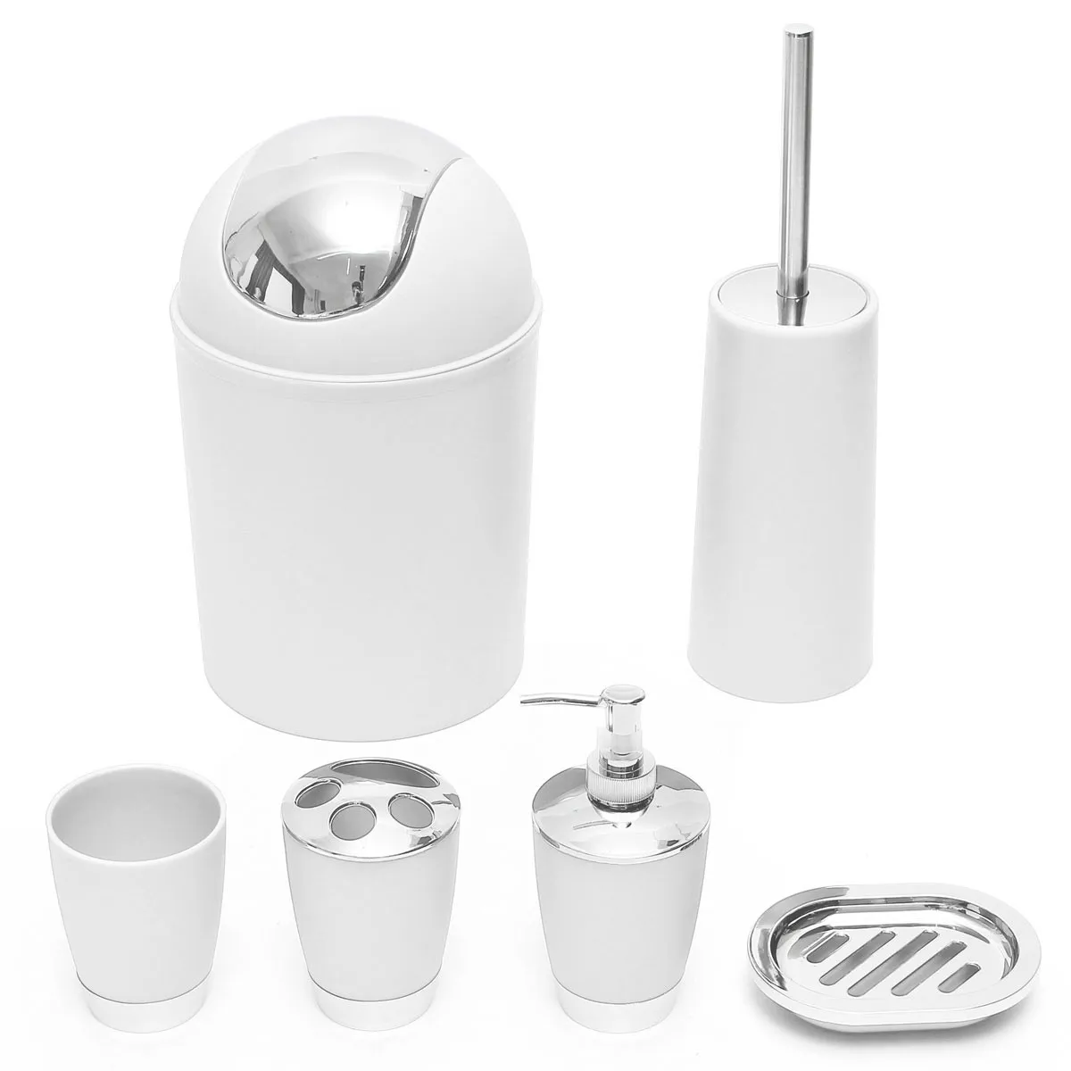 6Pcs/Set Bathroom Accessories Wash Suit Shell Bath Set Tumbler Toothbrush Holder Set Bath Storage 6Pcs/Set Bathroom Accessories Wash Suit Shell Bath Set Tumbler Toothbrush Holder Set Bath Storage