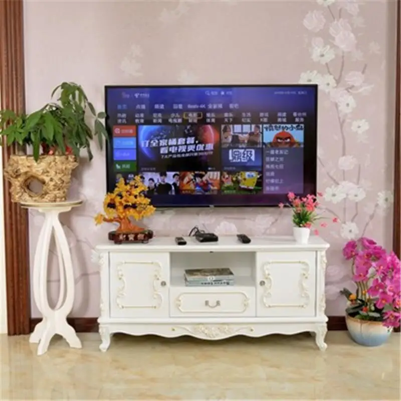 Standaard China Lcd Support Ecran Ordinateur Bureau Meja European Wodden Mueble Living Room Furniture Table Meuble Tv Cabinet