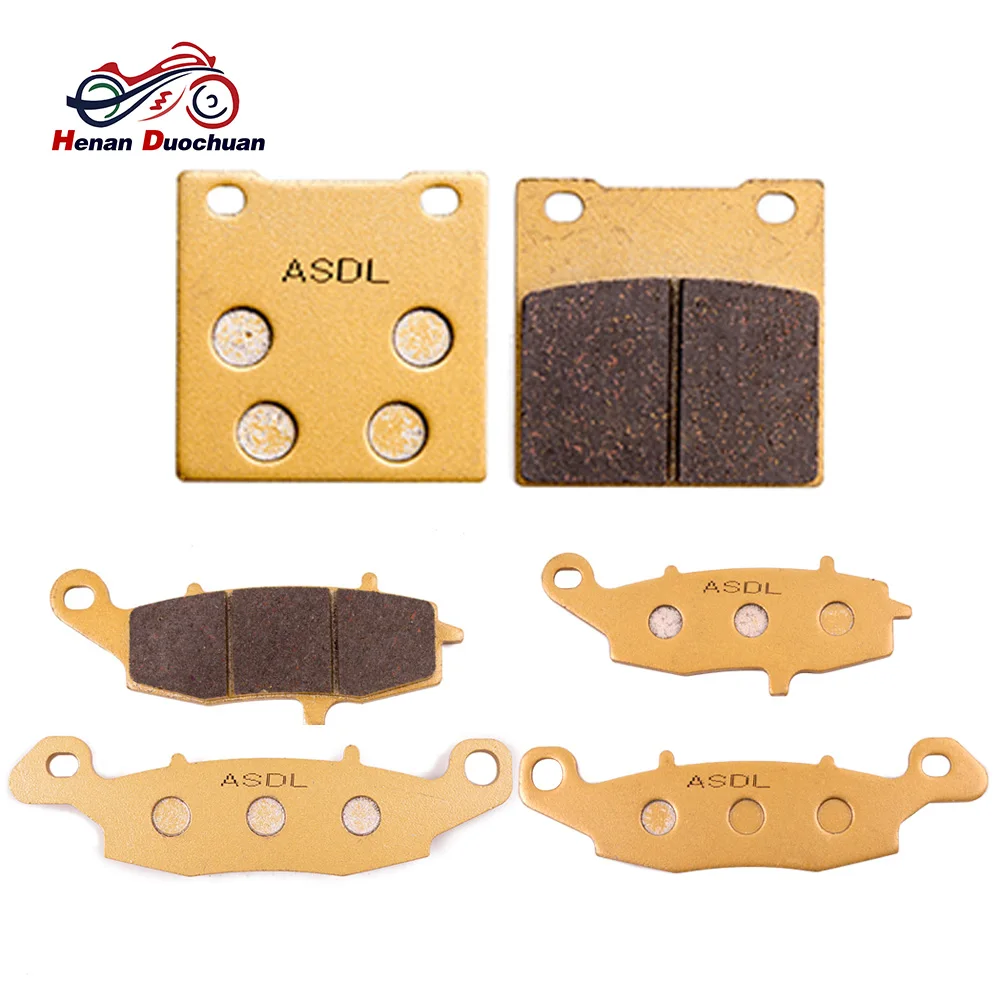 

6pcs Motorcycle Front and Rear Brake Pad for Suzuki SV 400 X/Y/K1/K2 SV400 SX/SY/SK1/SK2 2000-2002 GSX600 1998-2006