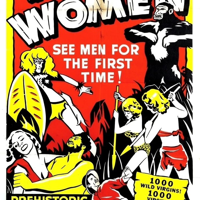 Wild women (Aka Bowanga) 1951 постер с фильмом Masterprint (24x36) | Дом и сад