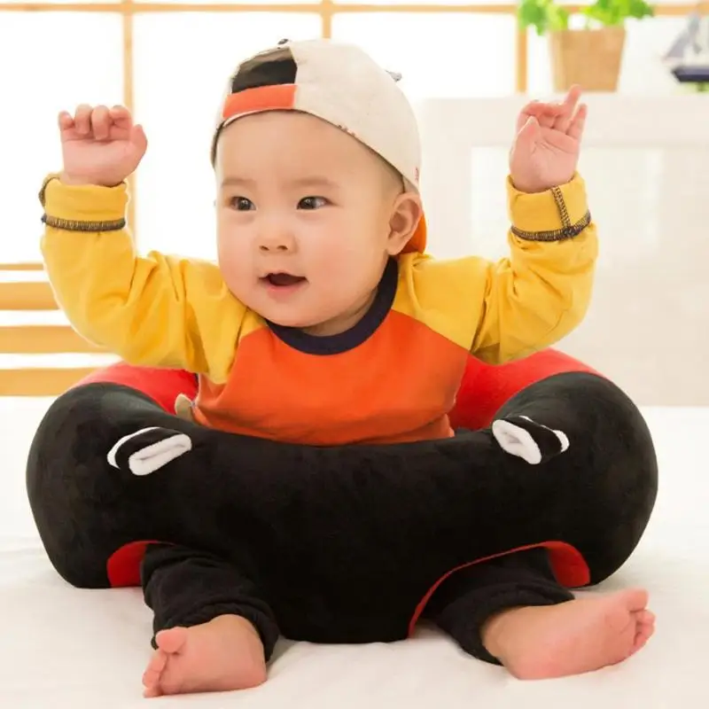 

Dropshipping Portable Infants Baby Sofa Support Seat Cover Baby Plush Cotton Feeding Chair Soft Sofa Seat Learning To Sit Tool