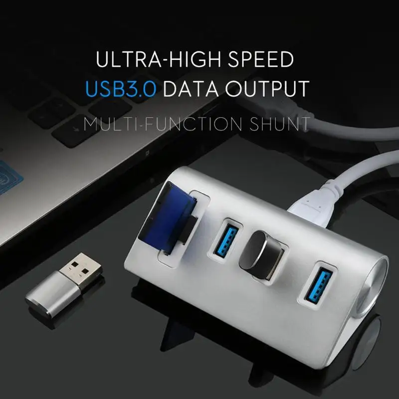 Rocketek мульти usb3.0 концентратор 3 порта адаптер сплиттер интерфейс питания SD TF кард-ридер для MacBook Air компьютер Ноутбук Высокое качество