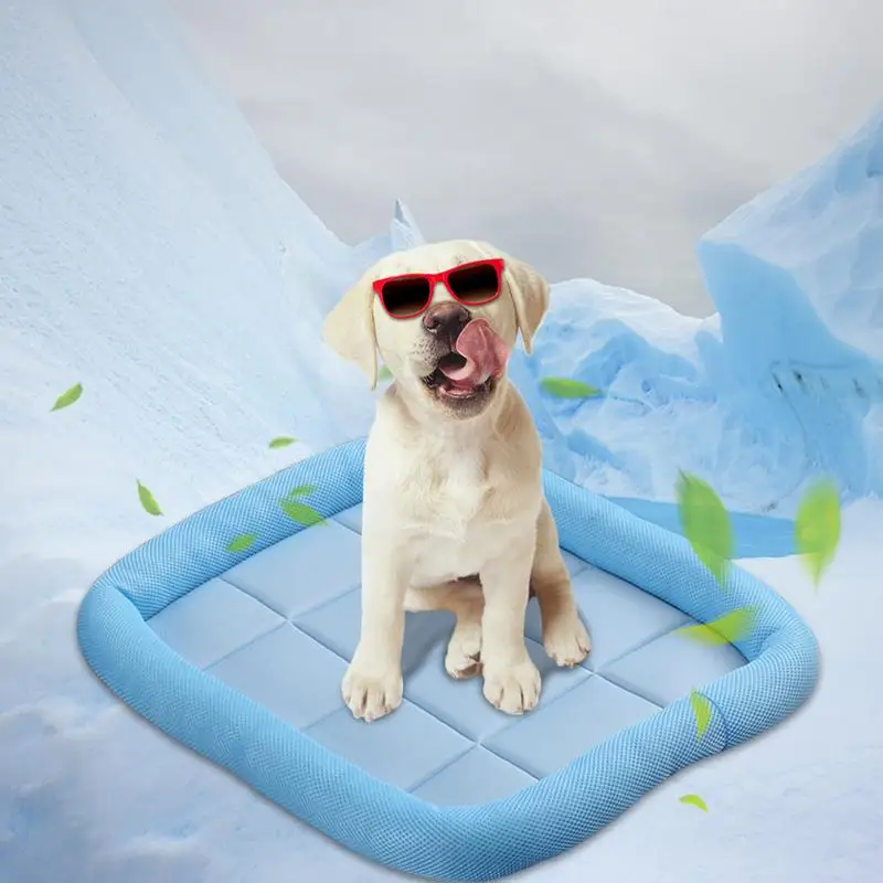 Pet Nest Kennel Cat Car Mat Teddy Bear Golden Retriever Dog Spring And Summer Moisture-Proof Cooler Mattress Ice Silk Mat Pet Nest Kennel Cat Car Mat Teddy Bear Golden Retriever Dog Spring And Summer Moisture-Proof Cooler Mattress Ice Silk Mat