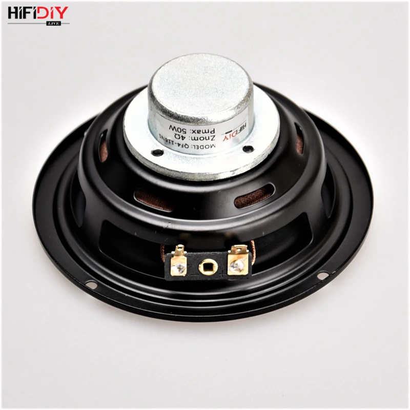 Hi Fi динамик HIFIDIY 4 5 дюйма Ом 50 Вт|Аксессуары для аудиосистем| |
